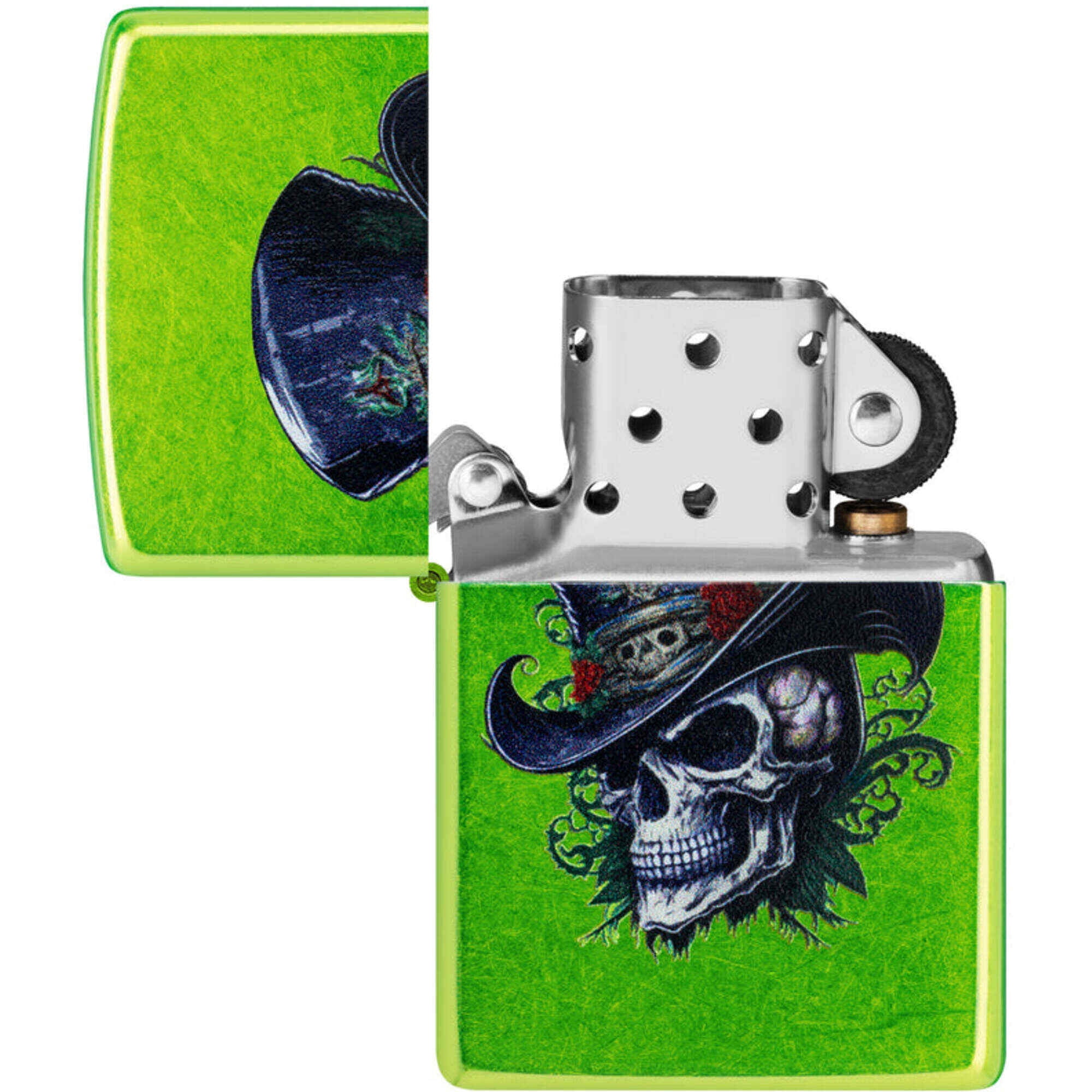 Zippo 46709 Steampunk Skeleton Design Windproof Pocket Lighter