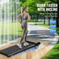 thumbnail image 3 of VEVOR Walking Pad Under Desk Incline Treadmill for Home Office Working Jogging, 3 of 9