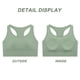 thumbnail image 3 of Dinheiro Tops cortos de entrenamiento sin mangas con cuello alto para mujer Camisetas sin mangas recortadas lindas Ropa de verano para niñas adolescentes, verde,, 3 of 7