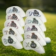 thumbnail image 1 of Golf Iron Headcover Men Gift , White, 1 of 8