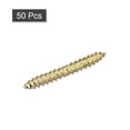 thumbnail image 3 of Unique Bargains 4x18mm Hanger Bolts, 50 Pack Double Ended Self-Tapping Thread Dowel Screws, 3 of 5