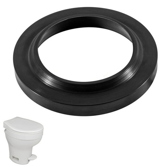 Black RV Camper Trailer Toilet Floor Flange Seal Sealing Ring Replacement 33239