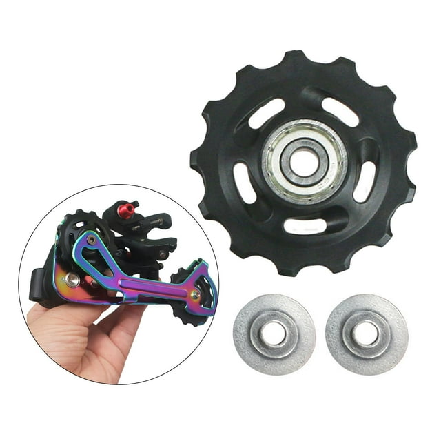 Rueda de guía de desviador Macarena Cojinete de acero 13T