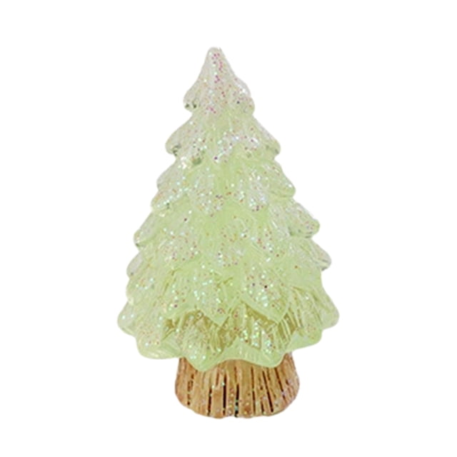 Christmas Tree Decorations,Simulation Colorful Christmas Resin Craft Ornaments, DIY Tree Decoration Cream Glue Decor
