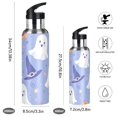 thumbnail image 2 of Yayeee 20oz Insulated Water Bottle Double Wall Stainless Steel with Flip Straw Lid, Blue Halloween, 2 of 7