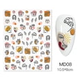 thumbnail image 1 of Abstract Face Nail Stickers Flower Leaf Butterfly Letter Color Block Decals Gel Polish Sliders Summer Spring Decor, 1 of 3