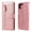 Rose Gold, variant on For OPPO F17 Pro / A93 Fashion Calf Texture Zipper Horizontal Flip Leather Case with Holder & Card