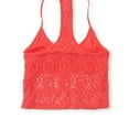 thumbnail image 2 of Aeropostale Womens Lace Crop Cami Tank Top, Red, Juniors, X-Large, 2 of 2