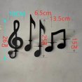 thumbnail image 2 of Iron Music Note Candle Holder Black Music Theme Notes Rack for Home Office Classroom Decor, 2 of 5