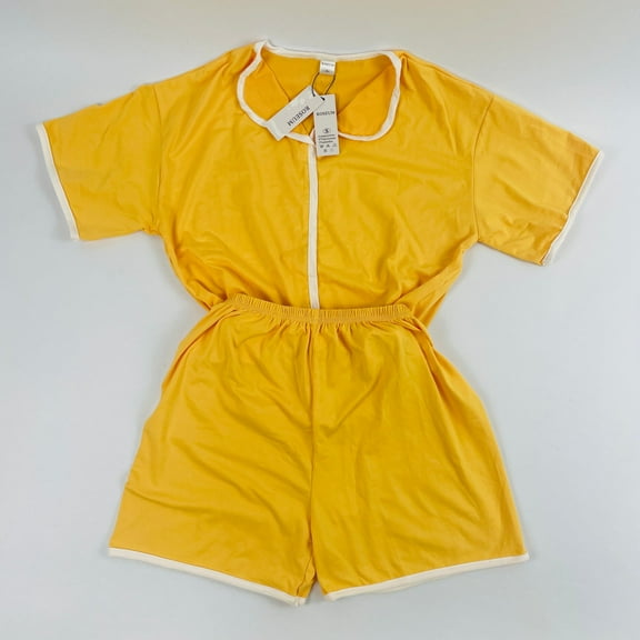 ROSEUM Women's 2-piece Set Pajamas Short Sleeved Home Clothes