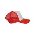 thumbnail image 4 of Youth Girls Boys Trucker Ca - Snapback Kids Baseball Hat White/Red, 4 of 4