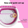 thumbnail image 3 of Toysical Inflatable Round Swimming Pool, 88" x 85" x 21", Pink, 3 of 5