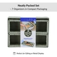thumbnail image 2 of 7-Piece Braided Polyester Drawer Divider Set - Sage Green, 2 of 8
