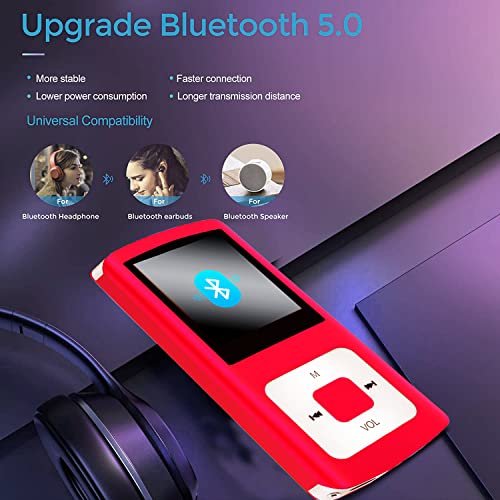 Reproductor MP3, reproductores MP3 con Bluetooth, reproductor de músic