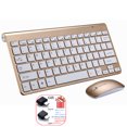 thumbnail image 1 of Teclado inalámbrico español hebreo coreano tailandés, ratón Combo 2,4G, Mini teclado inalámbrico portátil y ratón para Windows, Mac y Android, 1 of 5