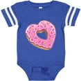 thumbnail image 3 of Inktastic Heart Shaped Donut with Pink Icing and Sprinkles Boys or Girls Baby Bodysuit, 3 of 5