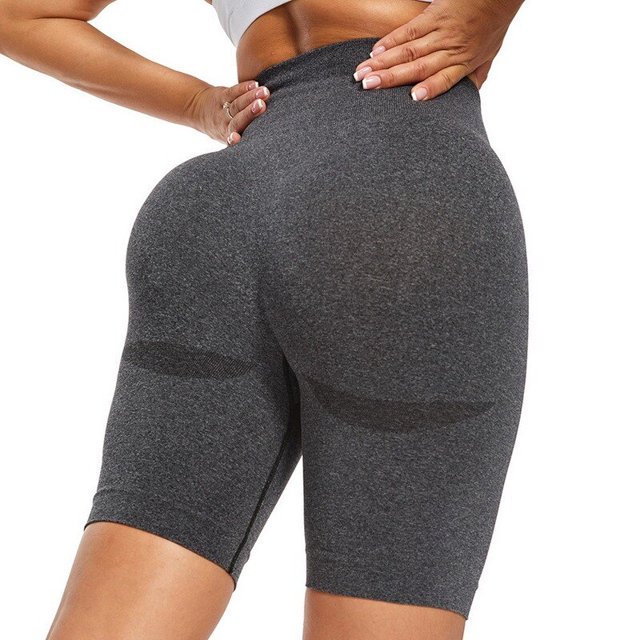Pantalones cortos sin costuras de verano para mujer, mallas deportivas de realce para gimnasio, pantalones cortos ajustados de cintura alta, pantalones cortos de entrenamiento informales Tan Jianjun unisex