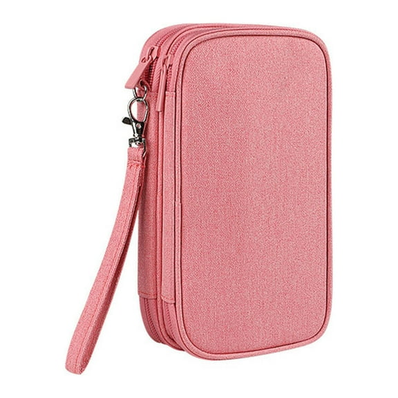 Yonrjhukm Power Hard Disk Protective Sleeve, Multi-layer Digital Accessories Storage Bag for Phone, Data Cable, Power Bank, Mesh Pocket & Elastic Strap Design, Travel Friendly