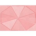 thumbnail image 1 of Ahgly Company Indoor Rectangle Patterned Pastel Red Pink Area Rugs, 7' x 10', 1 of 6