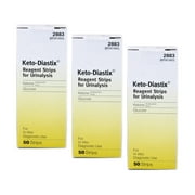 Keto-Diastix Reagent Strips 50 Each (Pack of 3)