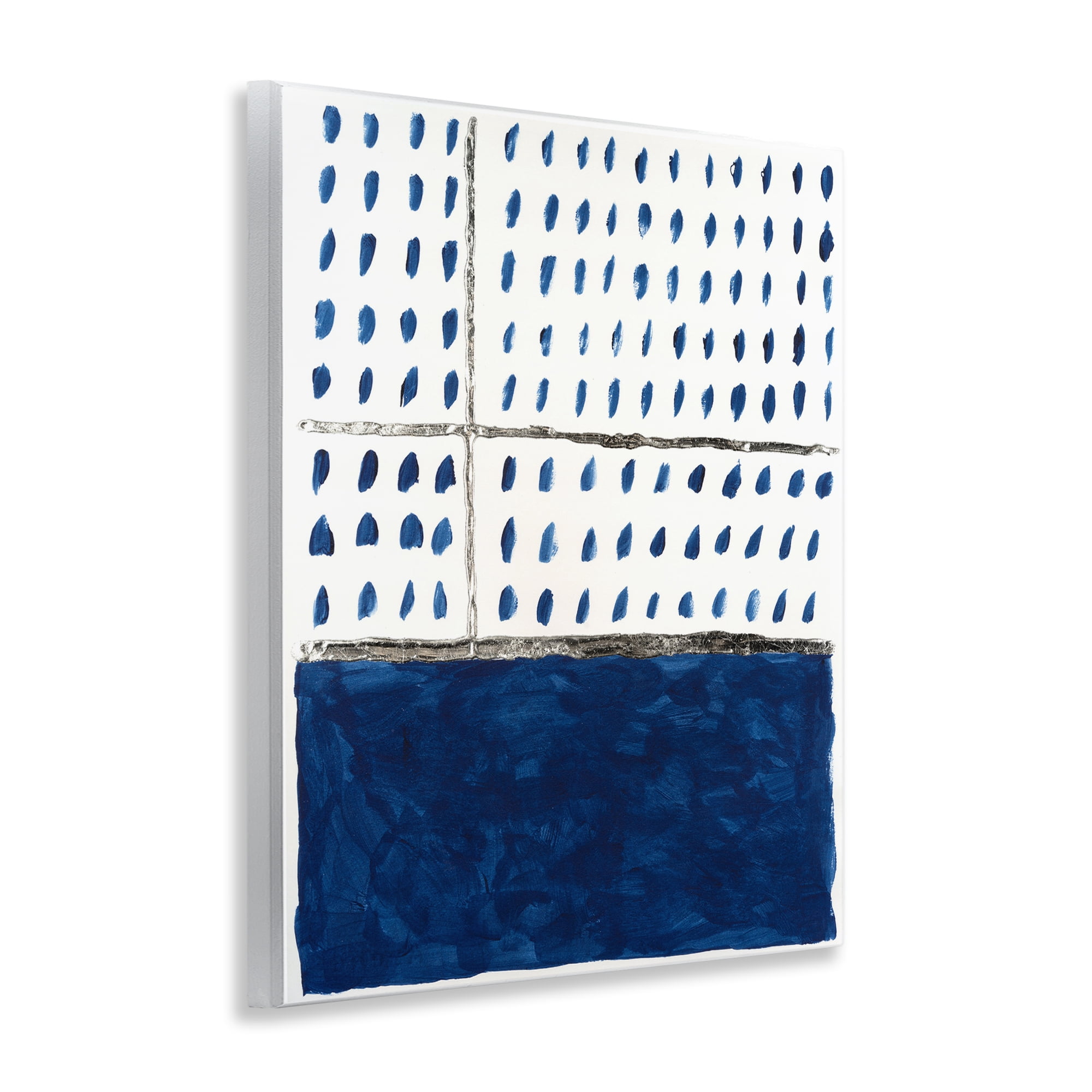 Stupell Industries Modern Dot Pattern Abstract Painting Unframed Art Print Wall Art, 11 x 14