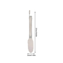 Yooshoverk Silicone Kitchen Utensils, White Wood-Handle Non-Stick Set, Spatula and Ladle for Poolside BBQ and Outdoor Prep