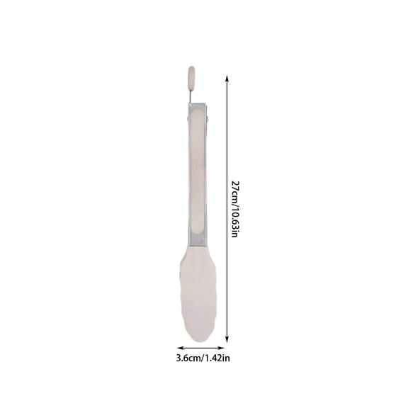 Yooshoverk Silicone Kitchen Utensils, White Wood-Handle Non-Stick Set, Spatula and Ladle for Poolside BBQ and Outdoor Prep