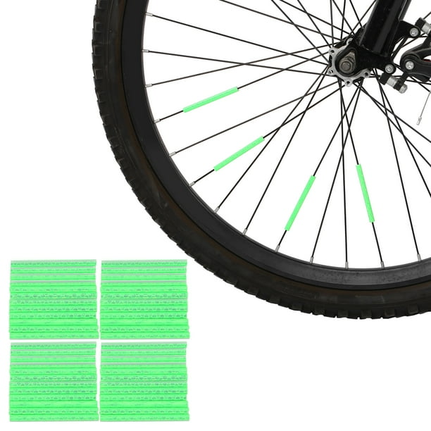 Réflecteur De Rayons De Vélo, 4 Sacs Faciles à Installer, Rayons De Jante  De Vélo, Vert Pour Faire Du Vélo La Nuit VTT 
