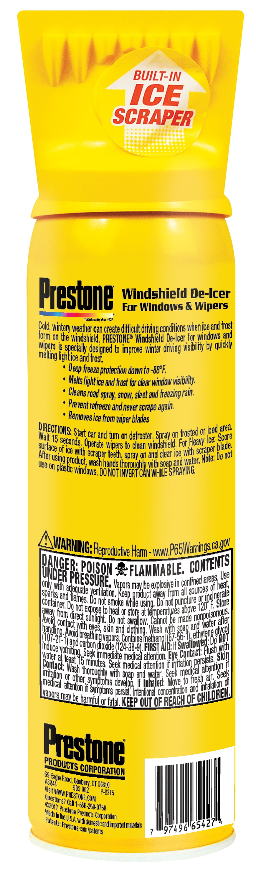 Uheoun Essential Household Tools,Car Glass Defroster Deicing Agent  Windscreen Antifreeze Deicing Spray 500ml on Clearance 
