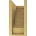 thumbnail image 4 of 7"W x 14"D x 14"H Classic Alpine Rough Cedar Woodgrain TimberThane Corbel, Primed Tan, 4 of 6