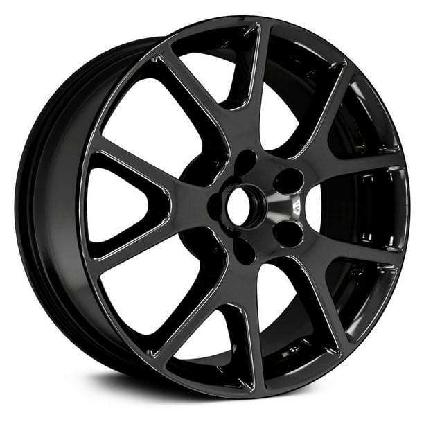 19 Inch Aluminum Oem Take Off Wheel Rim For Dodge Journey 11 18 5 Lug Black Walmart Com Walmart Com