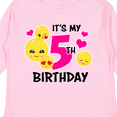 thumbnail image 4 of Inktastic Its My 5th Birthday with Smiling Emoticon Girls Long Sleeve Toddler T-Shirt, 4 of 5