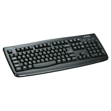 UPC: 0085896644071 | Kensington Pro Fit K64407US Black 104 Normal Keys USB or PS/2 Wired Standard Washable Keyboard