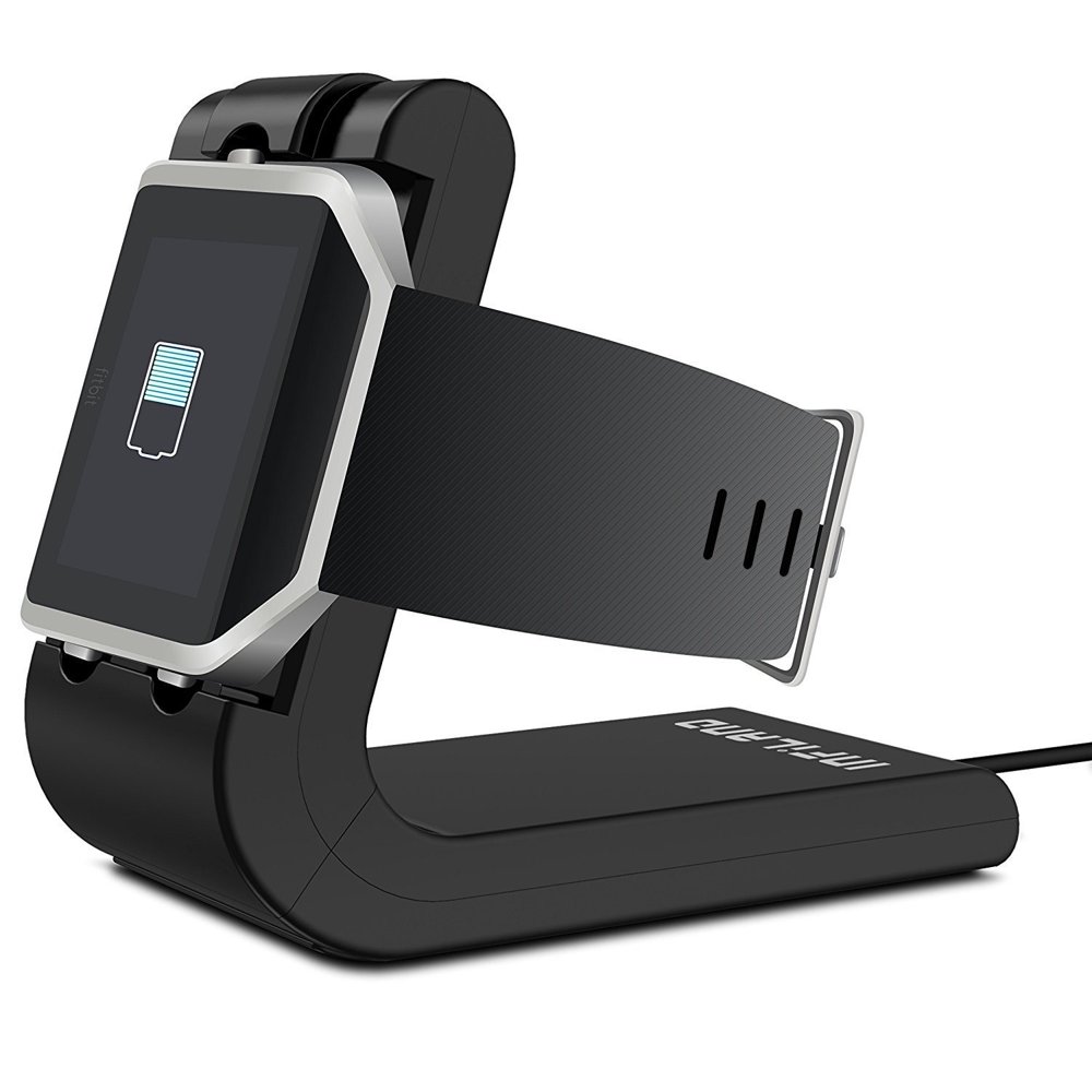 Infiland Fitbit Blaze Charger, Premium Plastic Bracket Charger Dock