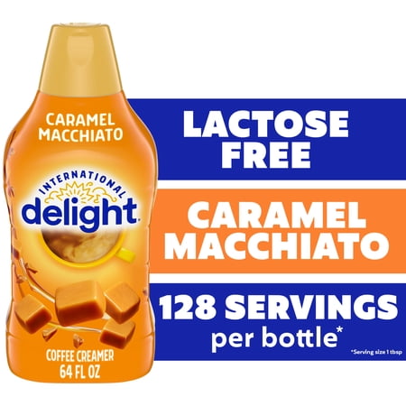 International Delight Caramel Macchiato Coffee Creamer, 64 fl oz Bottle