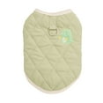 thumbnail image 2 of Adorable Dog Winter Coat with Traction Rope, 2-leg Button Closing Comfortable Thickened Pet Cotton Clothes for Small Dogs Puppy, 2 of 7