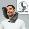 thumbnail image 6 of Cloudz Flex Universal Memory Foam Travel Neck and Body Pillow - Black, 6 of 6