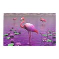 thumbnail image 2 of CADecor pink flamingos Non-Slip Bath Rug Bath Mat Rug Doormat 30x18 inches, 2 of 3
