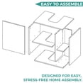 thumbnail image 5 of Pascuale Two Side Shelves Under Sink Cabinet with One Door, Cut-Out Back, Compact 22”, 5 of 8