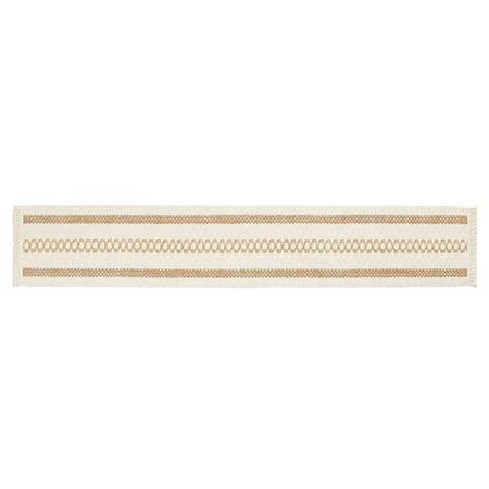 

Table Runner Splicing Cotton Table Runner Natural Burlap Table Runner with Tassels Table Cover 30X180cm