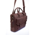 thumbnail image 3 of Castelli portafolio cuero crazy horse laptop 18 pulgadas correa desmontable, 3 of 5
