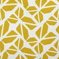 thumbnail image 2 of 26" x 26" Simply Daisy Kaleidoscope Graffiti Polyester Accent Pillow, Mustard Qty 1, 2 of 6