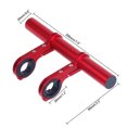 thumbnail image 4 of Bike Handlebar Extender Bicycle Handle Bar Extension Mount Lamp Phone Bracket Holder 20cm Red Aluminium Alloy Tube, 4 of 6
