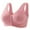 Red, variant on fheaev Front Open Button Bras for Women Plus Size Front Closure Wireless No Underwire Full Coverage No Underwire Bras for Seniors Comfort Front Close Push Up Lace Bras Sleeping Everyday Bras
