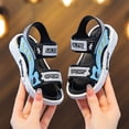 thumbnail image 6 of Karoyedx Toddler Sandal Kids Boys Summer Sports Sandals Hiking Beach Outdoor Open toe Sports Sandals for Kids Green Size,8, 6 of 7