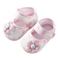 thumbnail image 3 of WYQLFSB Girls Size 1 Sandals Baby Boys Jazz Shoes Girls Soft Toddler Shoes Toddler Walkers Shoes Colorful Flowers Princess Shoes Sandals Flat Walkers Shoes Colorful Flower Baby Boy Shoes 3-6 Months, 3 of 6