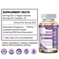 thumbnail image 5 of ZHPHK Resveratrol Extract Supplement 1200mg Antioxidant Supplement Anti-Aging & Immune System 60 Capsules, 5 of 7