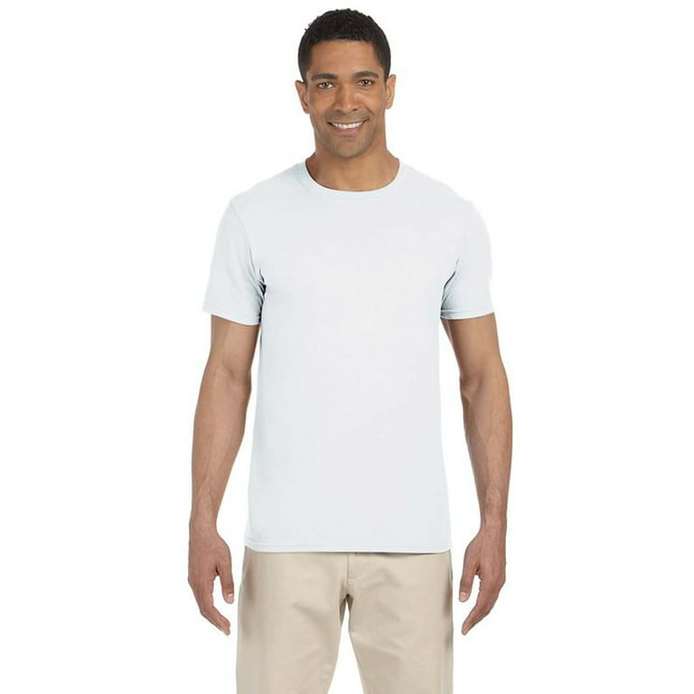 Gildan Adult Softstyle 45 oz T-Shirt - WHITE - XS - Walmart.com