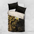 thumbnail image 1 of Nueva Zelanda Tuatara Plumeria Juego de cama Maori Oro Koru Tatuaje Tribal LT01, 1 of 6