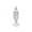 White, variant on 3D Printed Veiled Goddess Statue Figurine Home Decor Modern Mysterious Woman Sculpture Ornament for Living Room Office Shelf